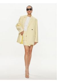 Herskind Spódnica mini Carolina 5115519 Żółty Regular Fit. Kolor: żółty. Materiał: syntetyk #3