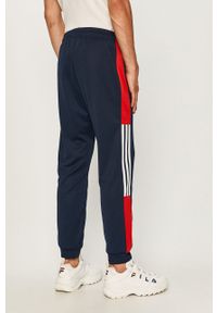 adidas Originals - Spodnie. Kolor: niebieski. Materiał: bawełna, poliester, dzianina. Wzór: aplikacja #2