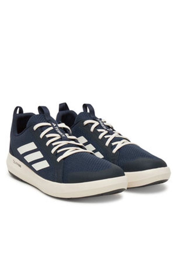Adidas - adidas Sneakersy Terrex Boat Climacool JI3499 Granatowy. Kolor: niebieski. Materiał: materiał. Technologia: ClimaCool (Adidas). Model: Adidas Terrex