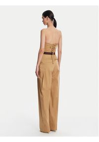 Elisabetta Franchi Kombinezon TU05152E2 032 Beżowy Regular Fit. Kolor: beżowy. Materiał: syntetyk #5