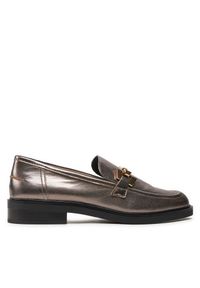 Loafersy Caprice. Kolor: srebrny