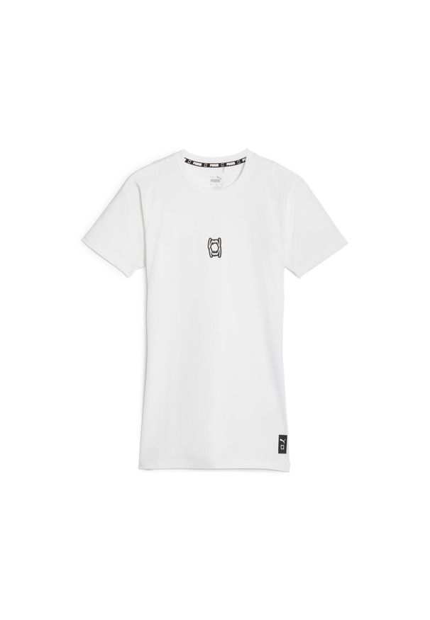 Puma - Męska koszulka koszykarska Hoops Team PUMA. Kolor: biały. Sport: koszykówka