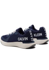 Calvin Klein Jeans Sneakersy Amos S0584 Granatowy. Kolor: niebieski. Materiał: materiał #3