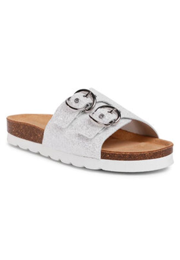 Sergio Bardi Klapki SB-73-09-001047 Srebrny. Kolor: srebrny. Materiał: syntetyk