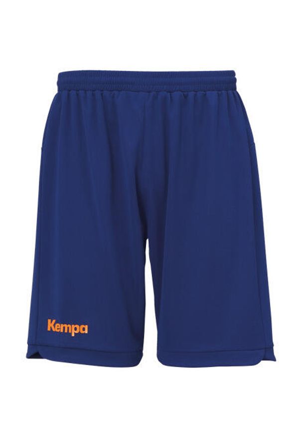 KEMPA - Spodenki krótkie męskie Kempa Prime. Okazja: do pracy. Kolor: niebieski. Materiał: materiał. Długość: krótkie