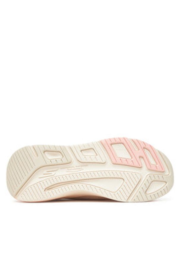 skechers - Skechers Buty do biegania Max Cushioning Elite 2.0 129626/NTPK Beżowy. Kolor: beżowy. Materiał: materiał