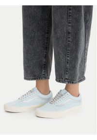 Vans Tenisówki Old Skool VN000D6WYP21 Błękitny. Kolor: niebieski. Materiał: skóra, zamsz #5