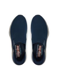 skechers - Skechers Sneakersy D'Lux Walker 2.0-Reeler 232463/NVY Granatowy. Kolor: niebieski. Materiał: materiał