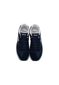 Blauer Sneakersy S5QUEENS01/MES-NVY/WHI Granatowy. Kolor: niebieski. Materiał: materiał #4