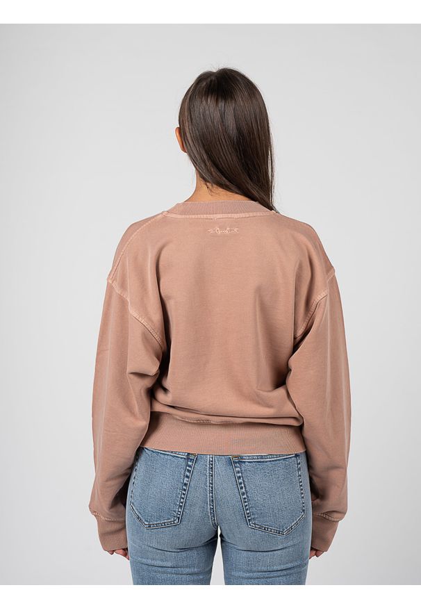 Diesel Bluza "Lym" | A04822-0NQAZ | Kobieta | Beżowy. Kolor: beżowy. Materiał: bawełna. Wzór: jednolity