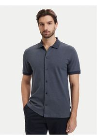 BOSS Koszula H-Powell 102 50560014 Granatowy Regular Fit. Kolor: niebieski. Materiał: bawełna #1