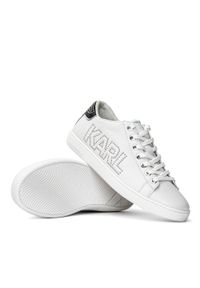 Sneakersy damskie białe Karl Lagerfeld Kupsole II. Okazja: do pracy, na co dzień, na spacer. Kolor: biały. Sport: turystyka piesza #1