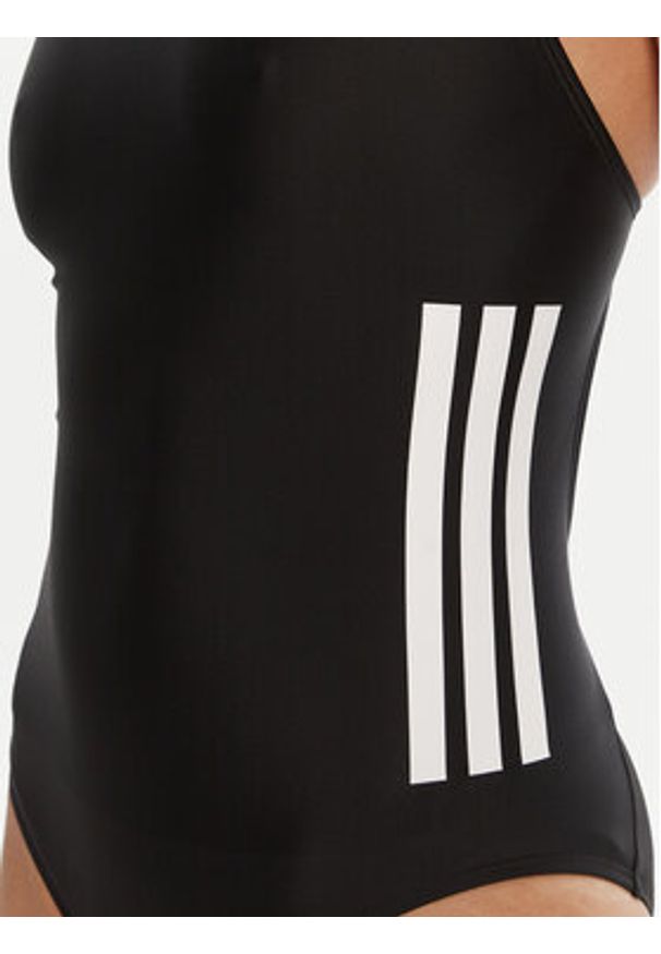 Adidas - adidas Strój kąpielowy 3-Stripes JN8119 Czarny Slim Fit. Kolor: czarny. Materiał: syntetyk