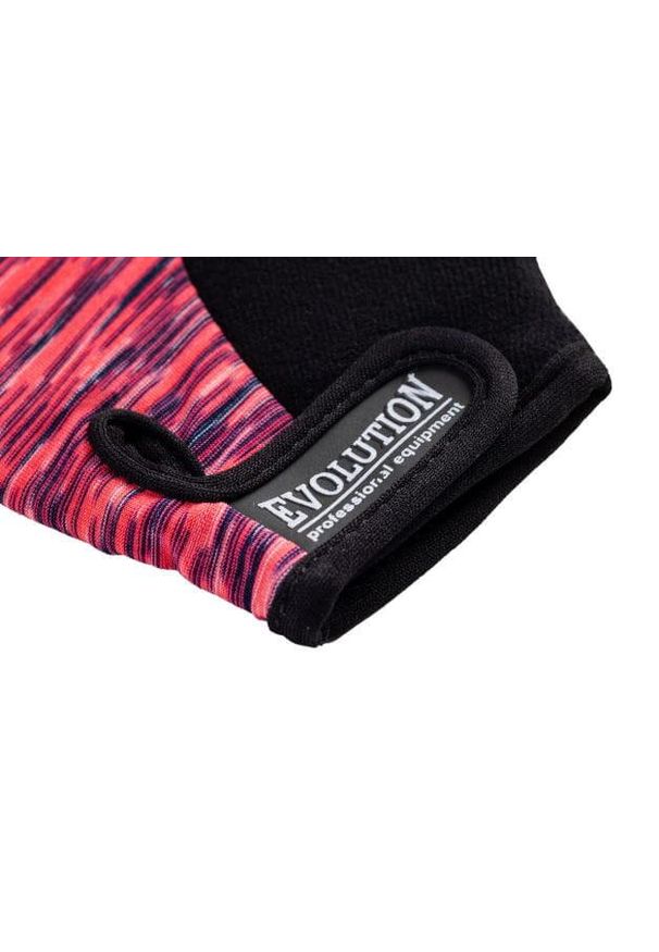 EVOLUTION PROFESSIONAL EQUIPMENT - Rękawiczki rowerowe Pink Evolution Professional Equipment. Kolor: wielokolorowy, różowy, czarny