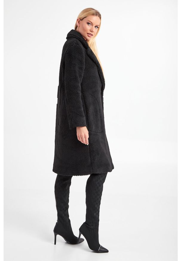 Emporio Armani - PŁASZCZ EMPORIO ARMANI. Wzór: aplikacja