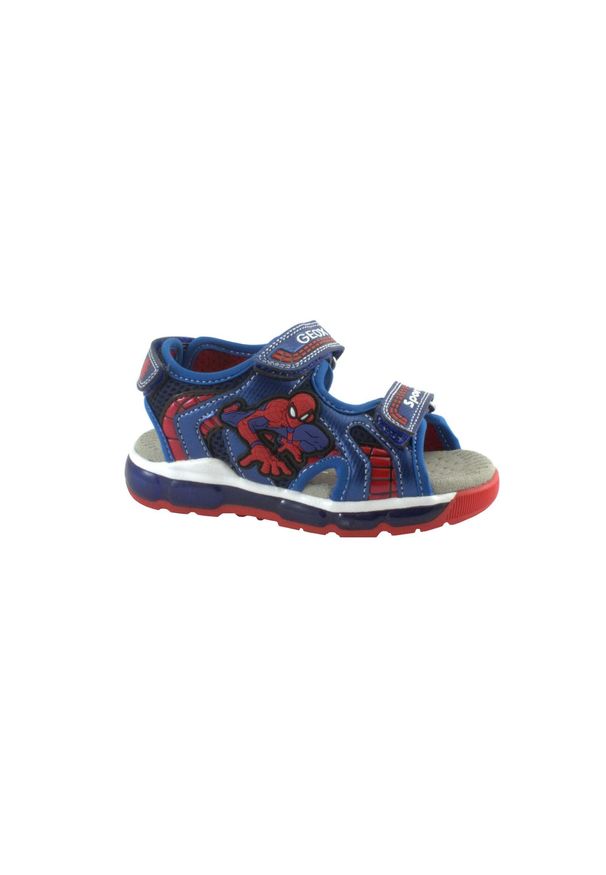 Geox - Sandały GEOX J SANDAL ANDROID BOY Niebieski. Kolor: niebieski. Materiał: tkanina. Sezon: lato