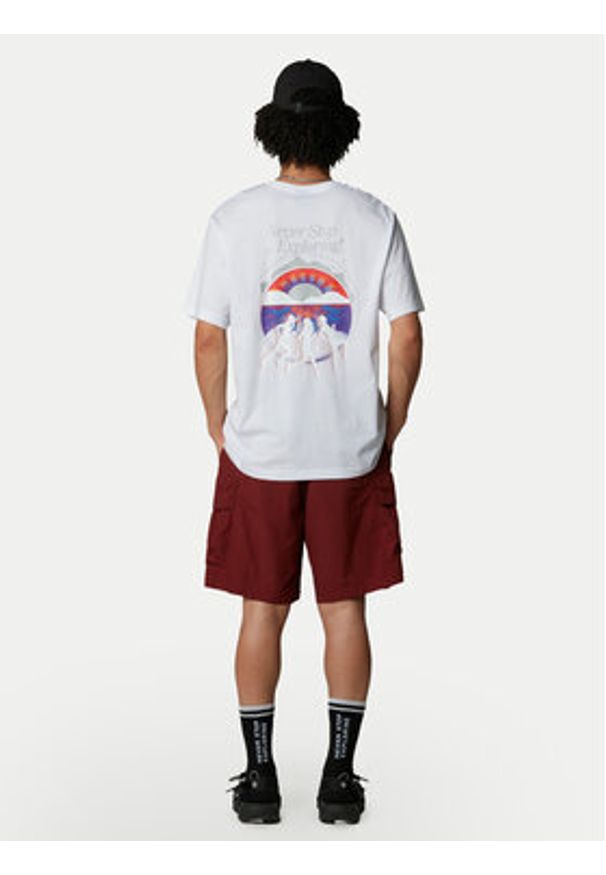 The North Face T-Shirt Unisex SS Never Stop NF0A8C3A Biały Relaxed Fit. Kolor: biały. Materiał: bawełna