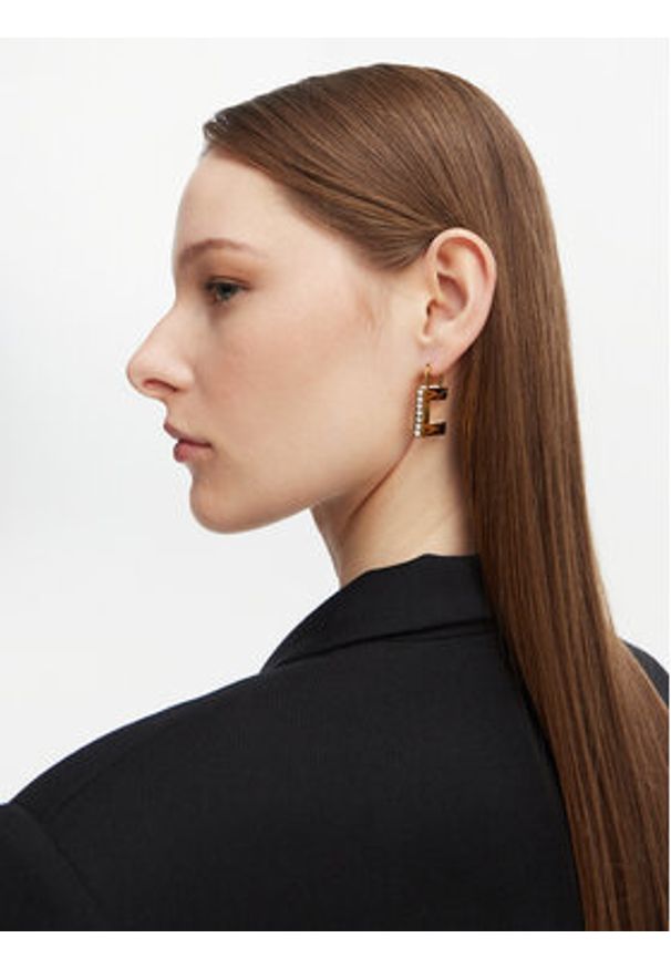 Elisabetta Franchi Kolczyki OR-05M-41E2-V170 Złoty. Materiał: złote. Kolor: złoty