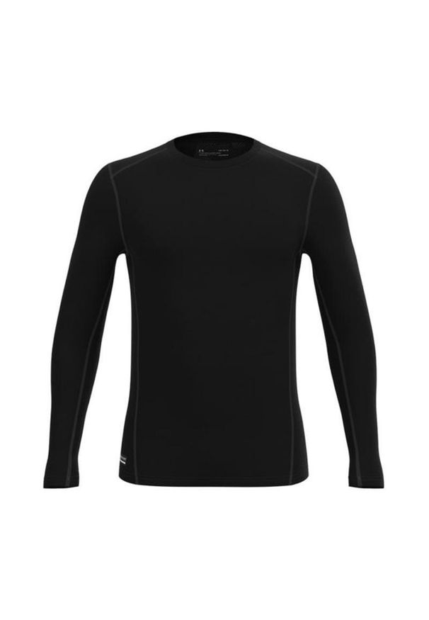 Koszulka termoaktywna męska Under Armour Tactical Crew CGI Base. Kolor: czarny. Długość rękawa: długi rękaw. Długość: długie. Sport: bieganie
