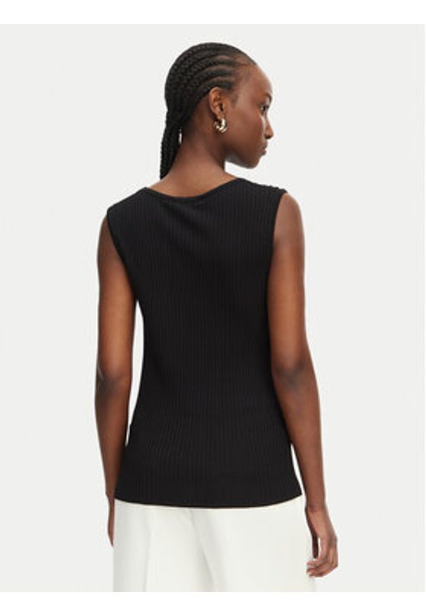 Rinascimento Top CFM0012239003 Czarny Slim Fit. Kolor: czarny. Materiał: syntetyk