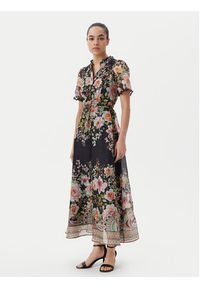 Hale bob - Hale Bob Sukienka letnia with silk 4YPR654M Czarny Regular Fit. Kolor: czarny. Materiał: len. Sezon: lato #2