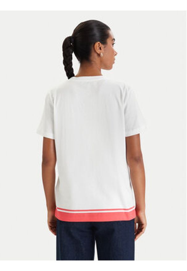 Luisa Spagnoli T-Shirt Belle 543280 Biały Regular Fit. Kolor: biały. Materiał: bawełna