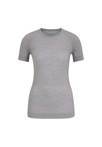 Adidas - Koszulka damska Falke Wool-Tech Light. Kolor: szary. Materiał: jersey. Sport: piłka nożna #1