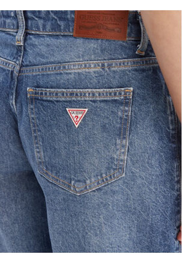 Guess Jeans Jeansy W5YA0Y D6333 Niebieski Wide Leg. Kolor: niebieski