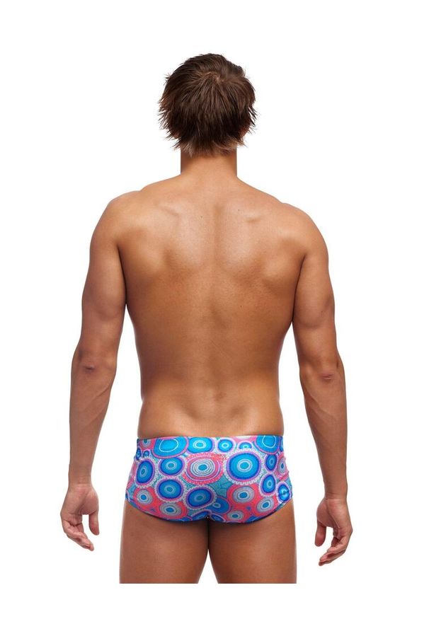 FUNKY TRUNKS - Trunki męskie Funky Trunks Bundjalung Blue - sidewinder. Kolor: wielokolorowy, różowy, niebieski