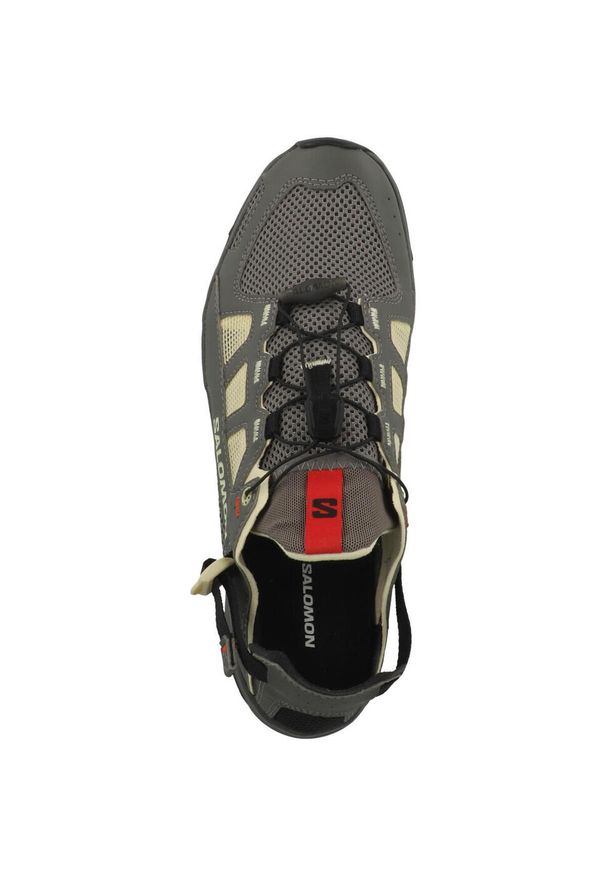 salomon - Buty trekkingowe męskie Salomon Techamphibian 5. Kolor: szary. Materiał: guma, materiał, syntetyk. Szerokość cholewki: normalna. Sport: turystyka piesza