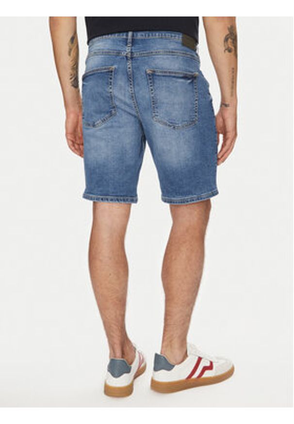 Lindbergh Szorty jeansowe 30-550000VBL Niebieski Loose Fit. Kolor: niebieski. Materiał: bawełna