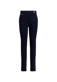 Lauren Ralph Lauren - LAUREN RALPH LAUREN Spodnie materiałowe 200980023002 Granatowy Straight Fit. Kolor: niebieski. Materiał: wiskoza
