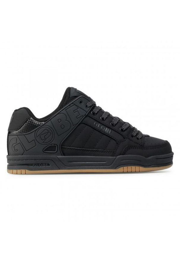 Buty Męskie na deskorolkę Globe Tilt – Dark Shadow/Phantom. Kolor: czarny. Materiał: guma, skóra, syntetyk, materiał, tkanina. Sport: skateboard