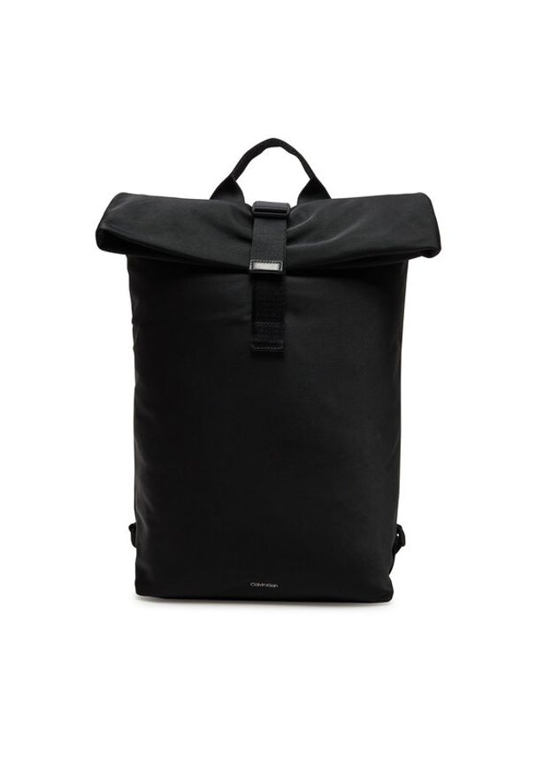Calvin Klein Plecak Ck Ease Rolltop Bp K50K513052 Czarny. Kolor: czarny. Materiał: materiał