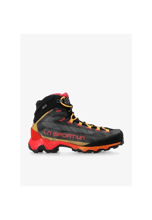 LA SPORTIVA - Buty GORE-TEX męskie La Sportiva Aequilibrium Hike GTX. Wysokość cholewki: za kostkę. Zapięcie: sznurówki. Kolor: czarny. Materiał: syntetyk, tkanina, materiał. Szerokość cholewki: normalna. Technologia: Gore-Tex