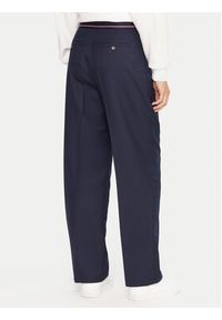 Lacoste Spodnie materiałowe HF5307 Granatowy Relaxed Fit. Kolor: niebieski. Materiał: syntetyk #5