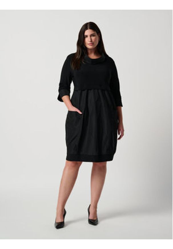 Joseph Ribkoff Sukienka codzienna 173444NOS Czarny Regular Fit. Okazja: na co dzień. Kolor: czarny. Materiał: syntetyk. Typ sukienki: proste. Styl: casual
