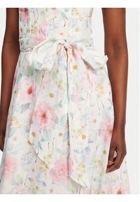 BARDOT Sukienka koktajlowa Floral 58566DB2 Biały Slim Fit. Kolor: biały. Materiał: bawełna. Styl: wizytowy #5