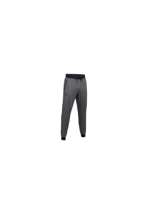 Spodnie Under Armour Sportstyle Jogger, Mężczyźni. Kolor: szary. Materiał: poliester, materiał. Sport: piłka nożna