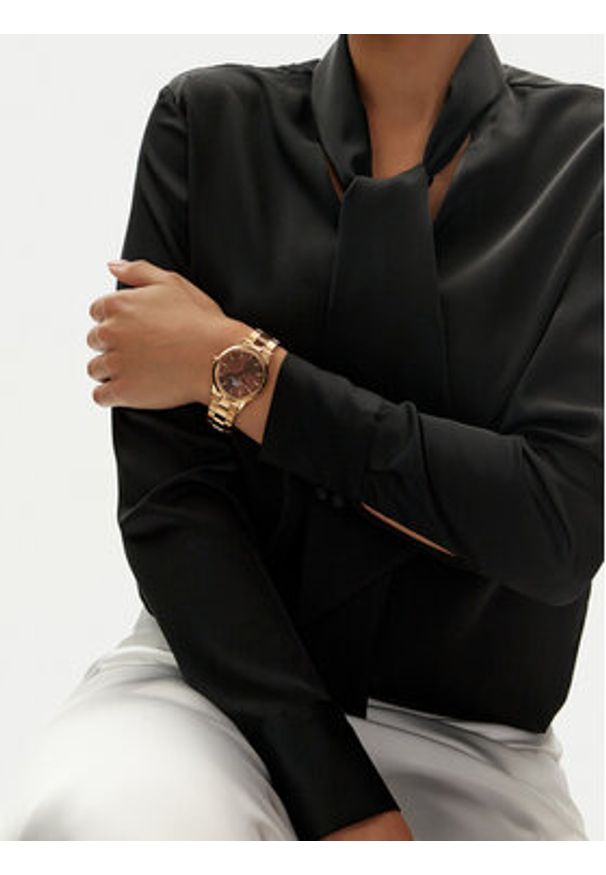Daniel Wellington Zegarek Iconic Link DW00100461 Złoty. Kolor: złoty