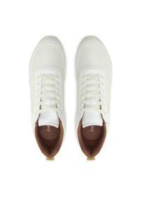 Calvin Klein Sneakersy Low Top Lace Up Logo Lth HM0HM01654 Biały. Kolor: biały. Materiał: skóra #6
