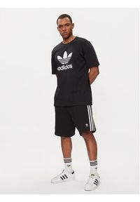 Adidas - adidas T-Shirt adicolor Trefoil IU2364 Czarny Regular Fit. Kolor: czarny. Materiał: bawełna #6