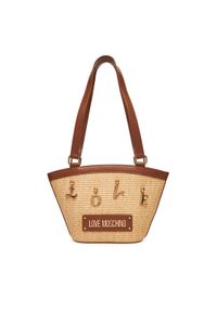 Love Moschino - LOVE MOSCHINO Torebka JC4284PP0MKN110A Brązowy. Kolor: brązowy