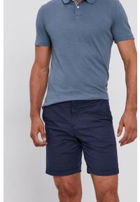 Lacoste Szorty FH0910 męskie kolor granatowy. Okazja: na co dzień. Kolor: niebieski. Materiał: tkanina. Wzór: gładki. Styl: casual #1