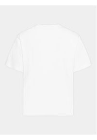 Mindout T-Shirt Globe Biały Boxy Fit. Kolor: biały. Materiał: bawełna #5