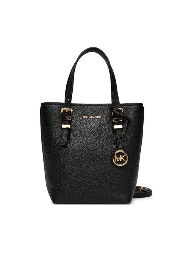 MICHAEL Michael Kors Torebka Quinn 32S5GQNC0L Czarny. Kolor: czarny. Materiał: skórzane
