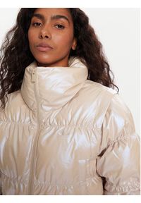 Adidas - adidas Kurtka zimowa Essentials Glossy 2-In-1 JX2985 Beżowy Loose Fit. Kolor: beżowy. Materiał: syntetyk. Sezon: zima #7