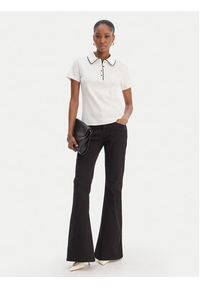 Morgan Polo 261-DLOLI Biały Slim Fit. Typ kołnierza: polo. Kolor: biały. Materiał: bawełna #4