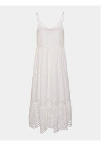 YAS Sukienka letnia Luma 26032686 Biały Regular Fit. Kolor: biały. Materiał: bawełna. Sezon: lato #7
