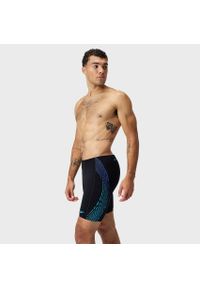 Kąpielówki męskie spodenki kąpielowe Speedo Tech Panel. Kolor: czarny, niebieski, wielokolorowy